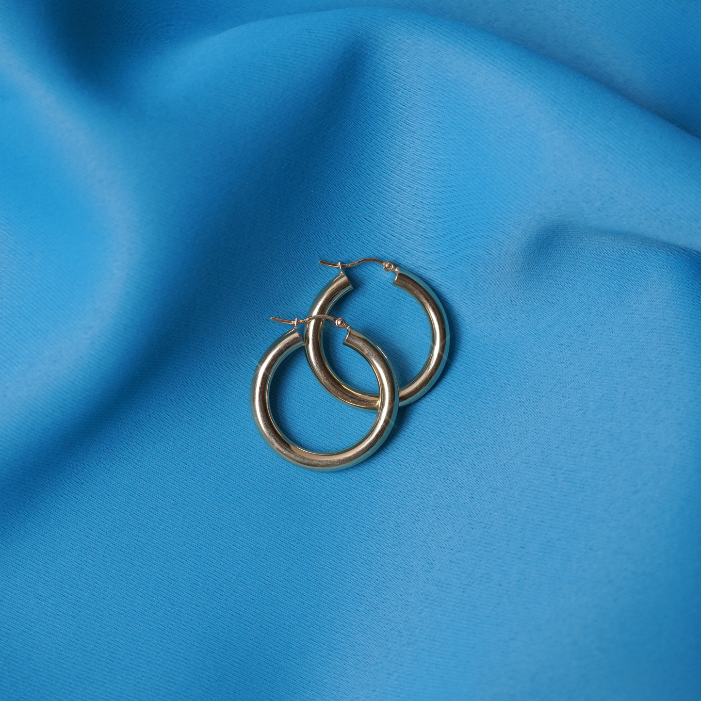 100% 14K Gold Cafe Cutie Hoops