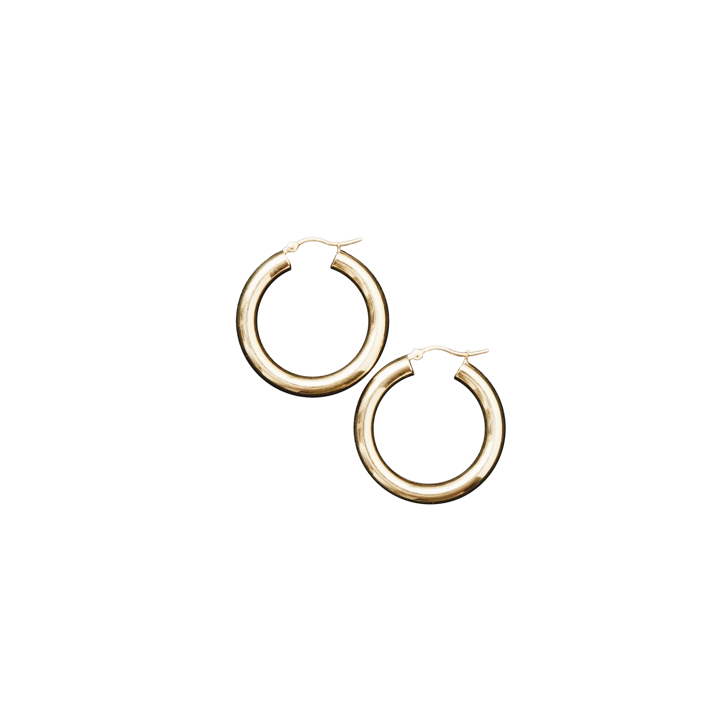 100% 14K Gold Cafe Cutie Hoops