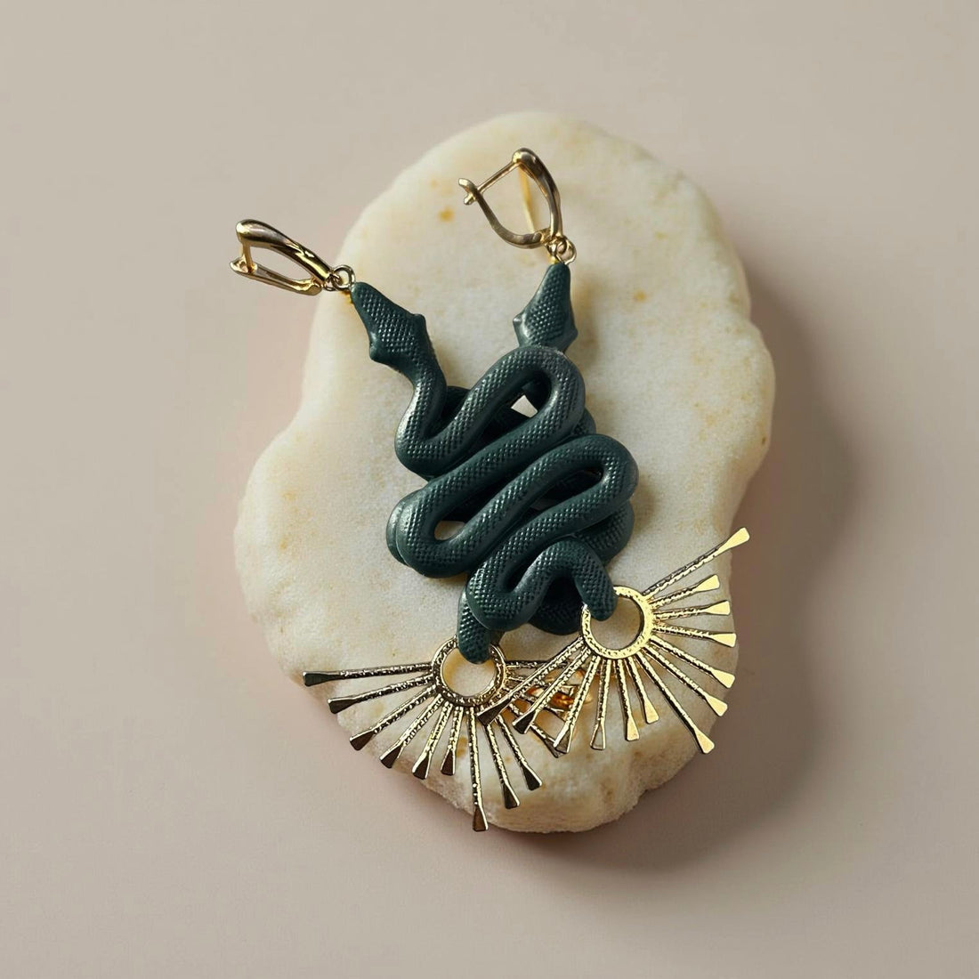 The Medusa Earrings by Meesha Farzaneh