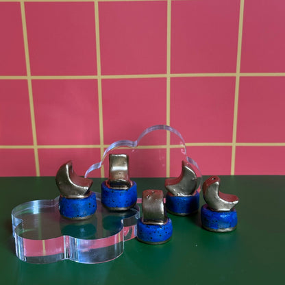 Mini Crescent Moon Incense Burners