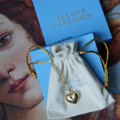 100% 14K Gold Love You A Latte Necklace