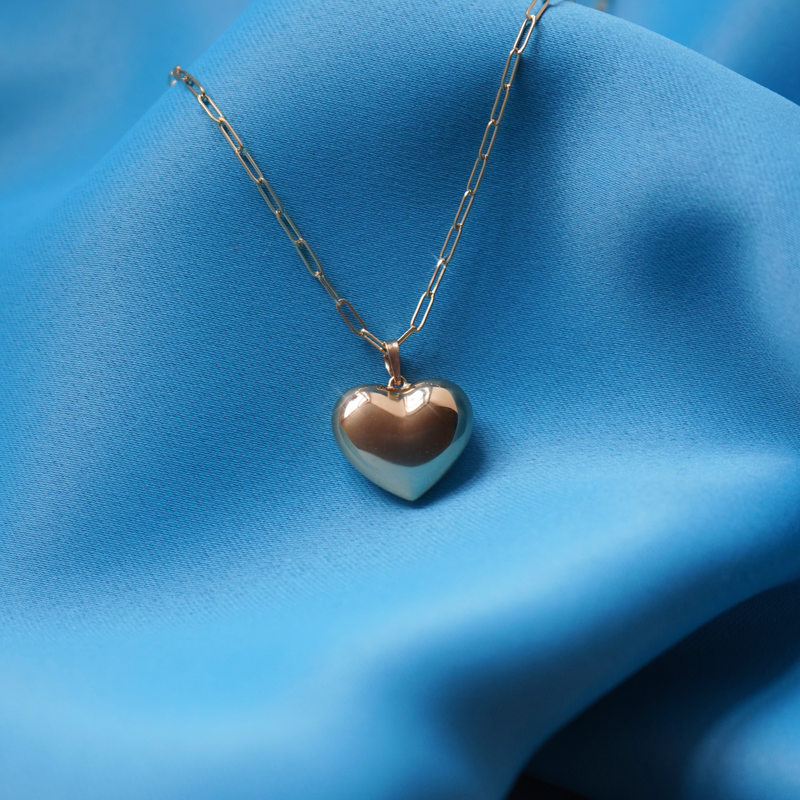 Love You A Latte 14K Solid Gold Necklace
