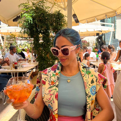 100% 14K Gold Love You A Latte Necklace