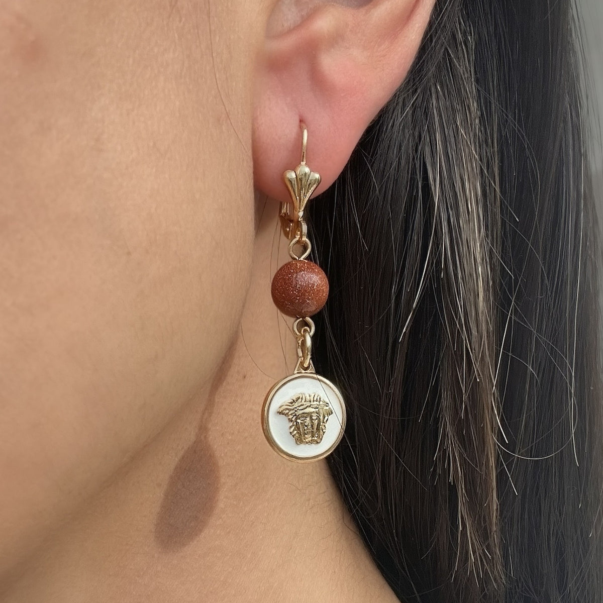 Medusa's Alchemy Asymmetrical Earrings