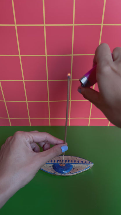 Evil Eye Incense Burner