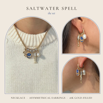 Saltwater Spell Charm Necklace